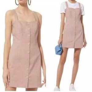 Intermix Square Neckline Mini Dress - Size Small